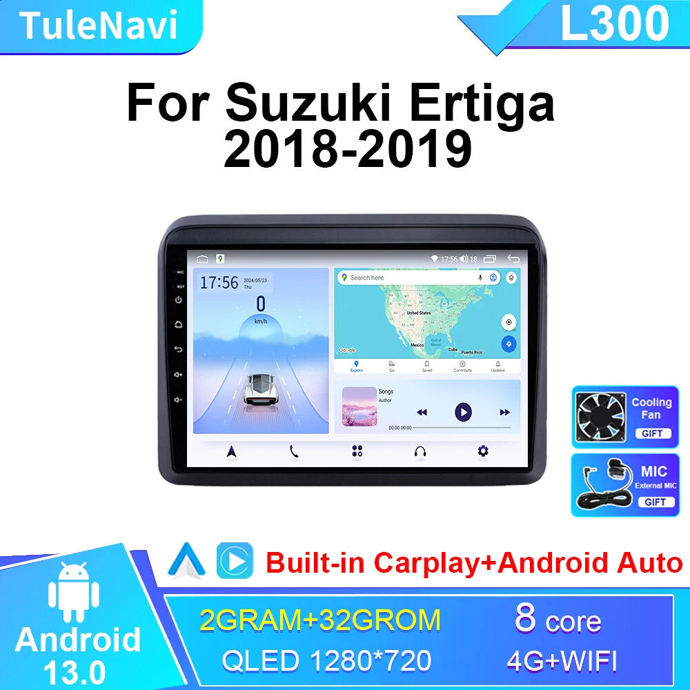 for Suzuki Ertiga 2018-2019 Android CarPlay Car Radio GPS Video Player Screen