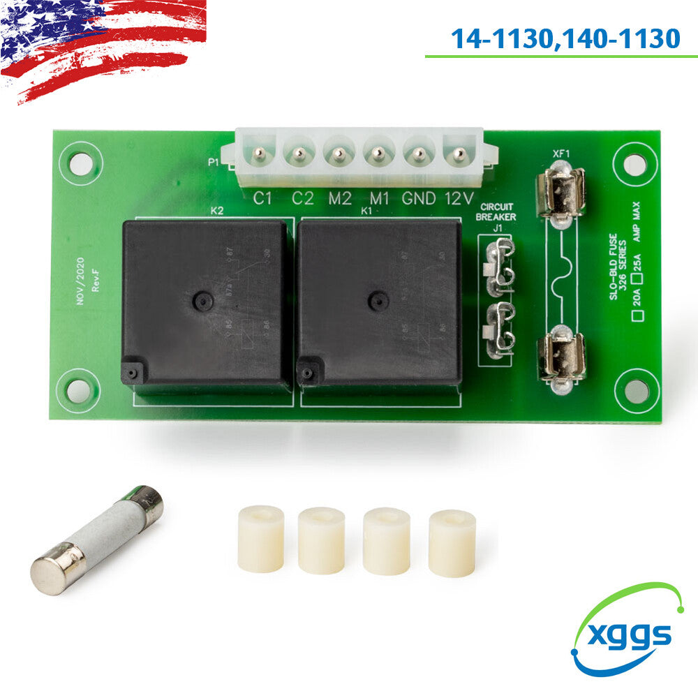 RV Power Gear 14-1130/140-1130 Slide Out Relay Control Board For Fleetwood Parts Q