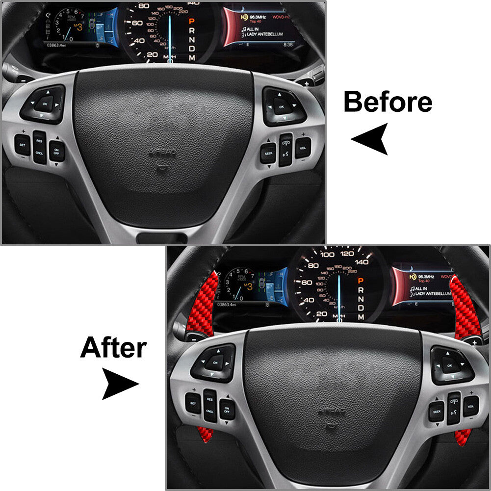 Steering Wheel Shifter Paddle Extension for Ford Explorer 2013-2019