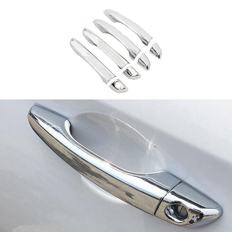 For Prado 150 2014-2017 ABS Chrome Front Grille Grid Cover Trim Strip Kit v