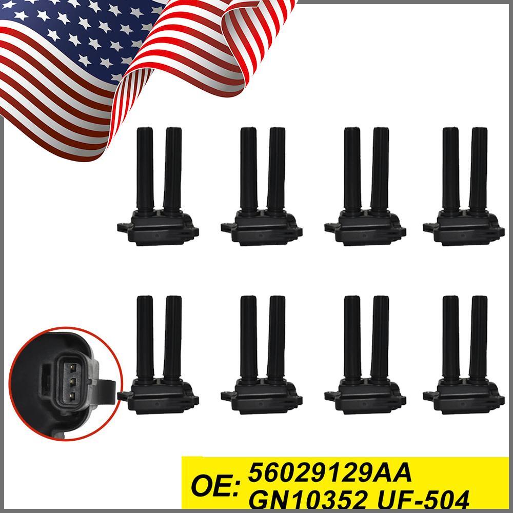 Set of 8 Ignition Coils For 06-20 for Dodge Charger for Chrysler 300 for Ram 1500 2500 UF504