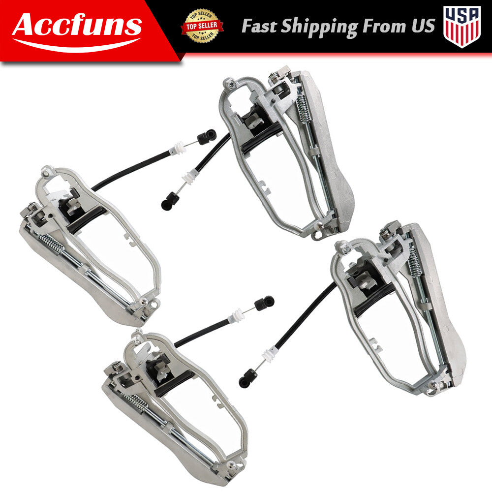 new 4-piece front and rear door handle bracket set suitable for 2000-2006 E53 X5 n