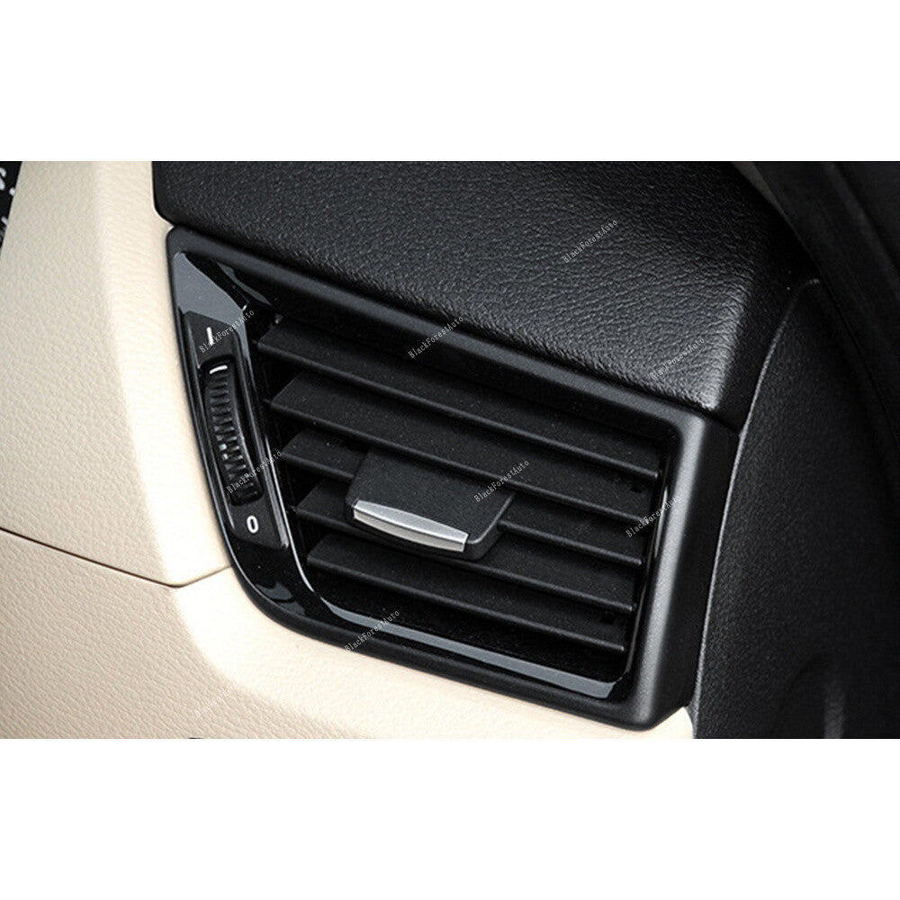 for BMW E84 X1 2010-15 Glossy Black Left Dashboard Air AC Vent Outlet Trim Cover Q