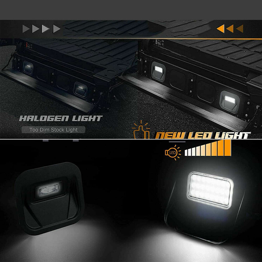 Suitable for Sierra 1500 2019 2020 2021 Multiplaro tailgate pedal light kit 84347814- v