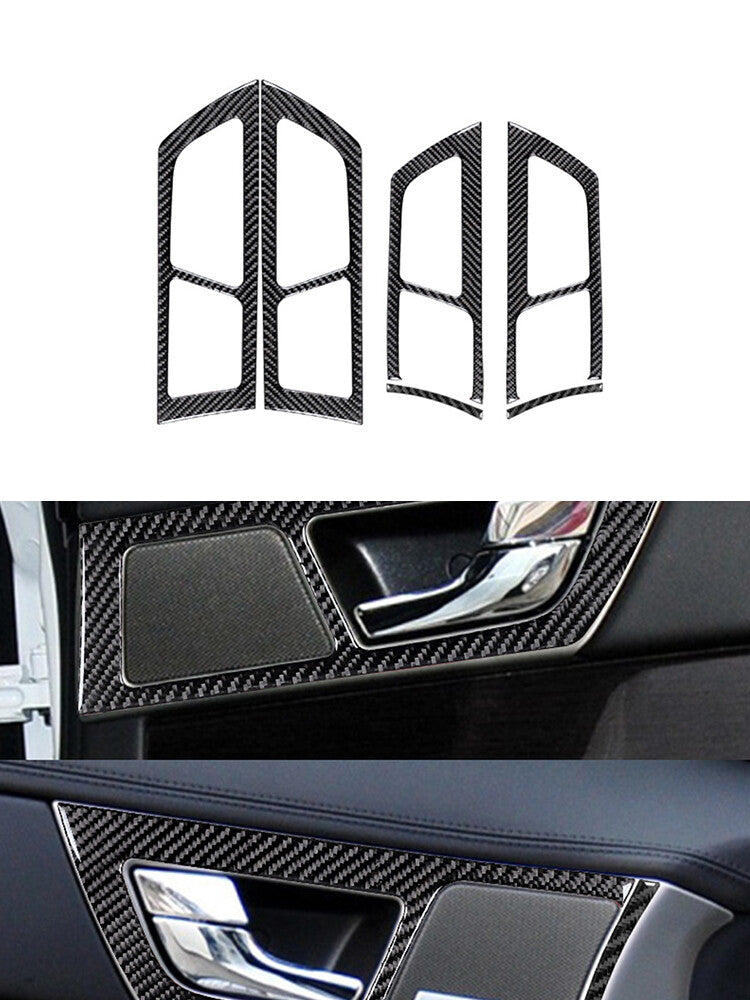 Gear Shift Frame Trim Cover Decoration Carbon Fiber for Audi Q5 2009-2017 v