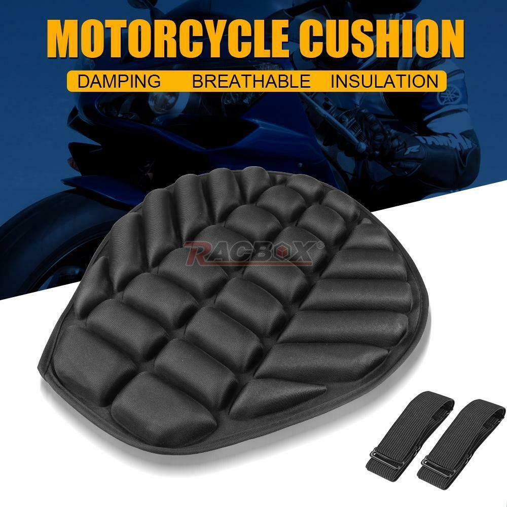 Motorcycle Comfort Gel for Seat Cushion Pillow Pad Cover Anti-shock Universal Black