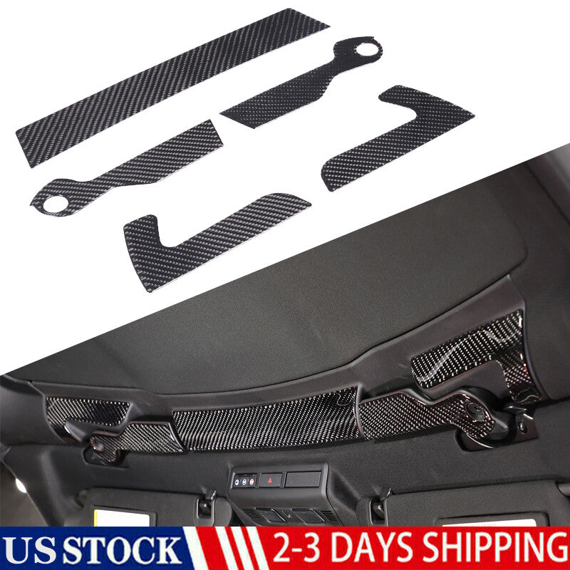 Carbon fiber automotive roof convertible switch panel trim kit for Corvette C8 2020-23 n