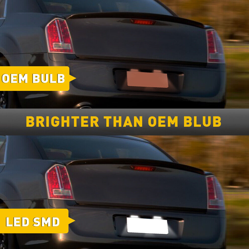 White SMD LED license plate light for Dodge Charger for Challenger / for Chrysler 300