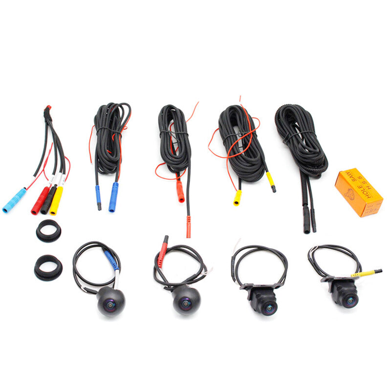 Universal panoramic parking camera for cars (720P/1080P 360-degree view system) n