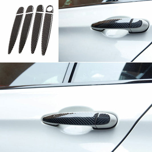 for BMW 3 4 Series GT 2014-2018 Real Carbon Fiber Outside Door Handle Cover Trim