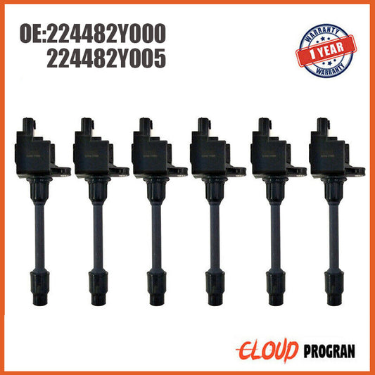 6x Ignition Coil Left Right for Nissan Maxima Qx Cefiro A33 2.0 3.0 for Infiniti I30