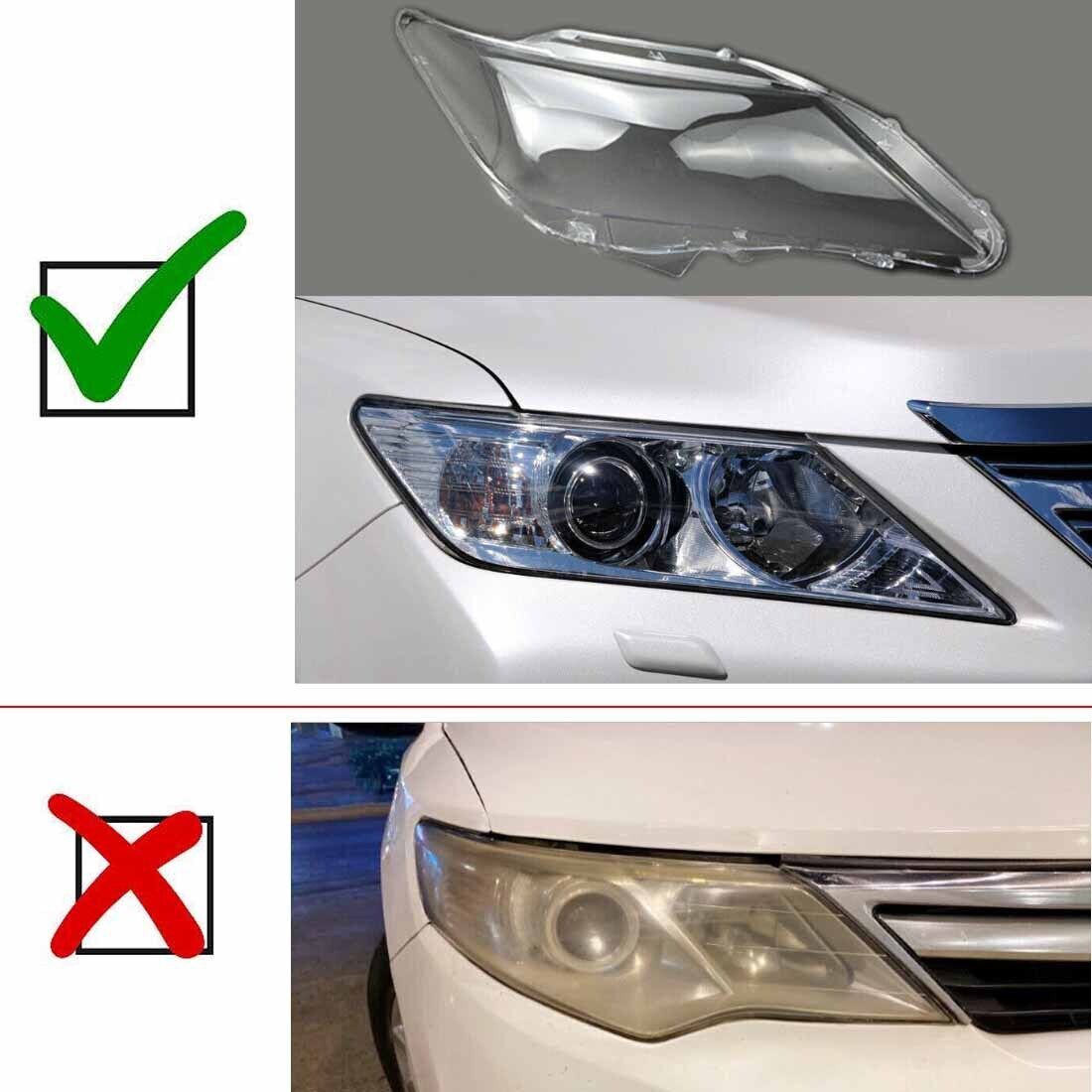 for Toyota for Camry 12-14 Headlight Lens Cover Transparent Accessories Replacement