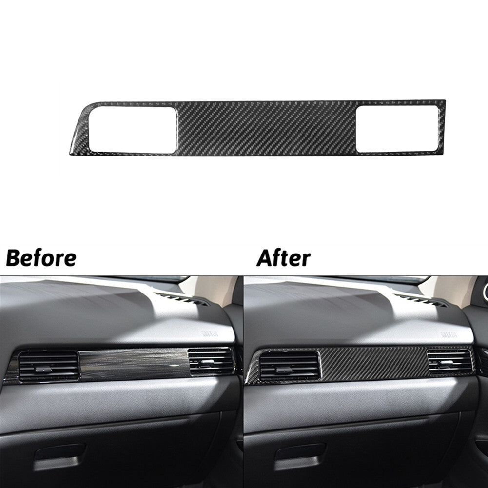 Carbon Fiber Steering Wheel Button Trim Type B For Sonic 2012-2016 v
