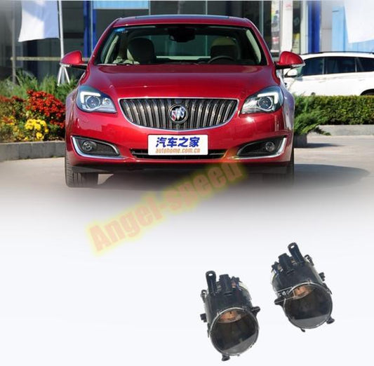 Front bumper fog light running light with bulb 2pcs for Buick Regal 2014-2017