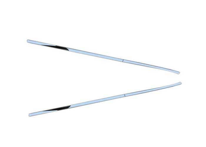 Windows Sill Molding Strip Trim 4PCS for Ford Focus Sedan 2012-2018 Chrome Steel