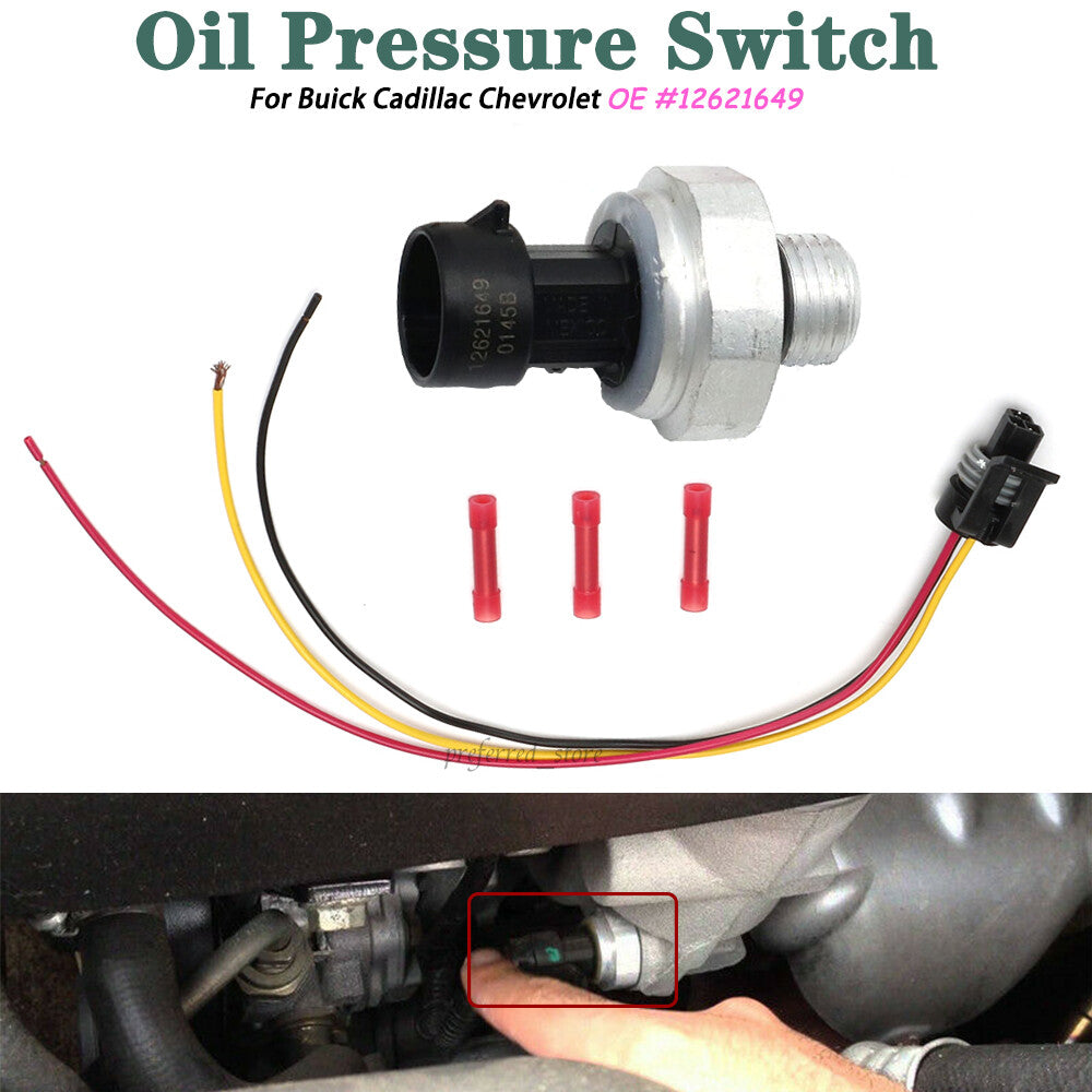 Engine oil pressure sensor switch suitable for Impala Malibu 3.5L 3.9L and for Cadillac CTS. v