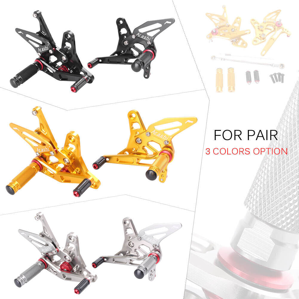 for Suzuki SV650 S60S 2017 CNC Motorcycle Adjustable Rearset Footpegs Kit