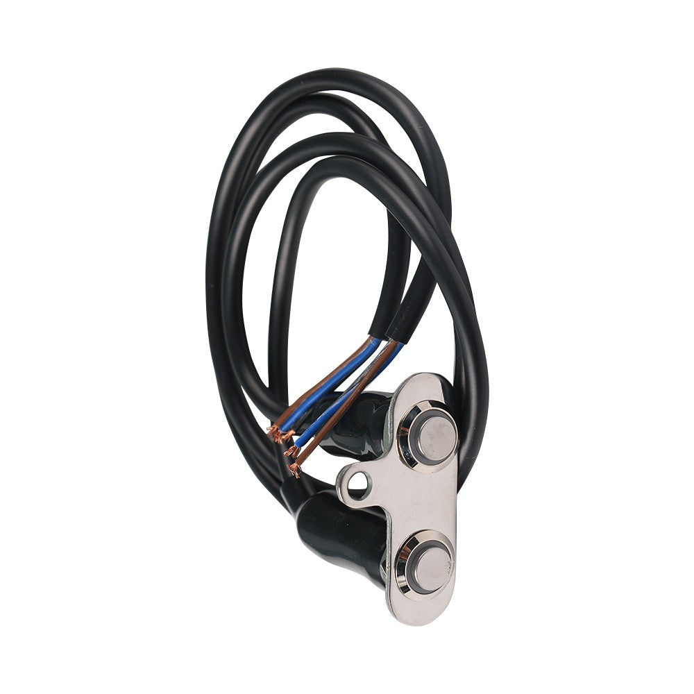 Motorcycle Waterproof Switch ON+OFF Handlebar Mount Push Button 12V DC LED Light Q