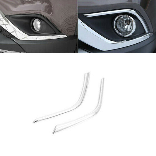 Decor Front Fog Lamp Light Eyebrow Cover Trim for Mitsubishi Outlander 2019-2021