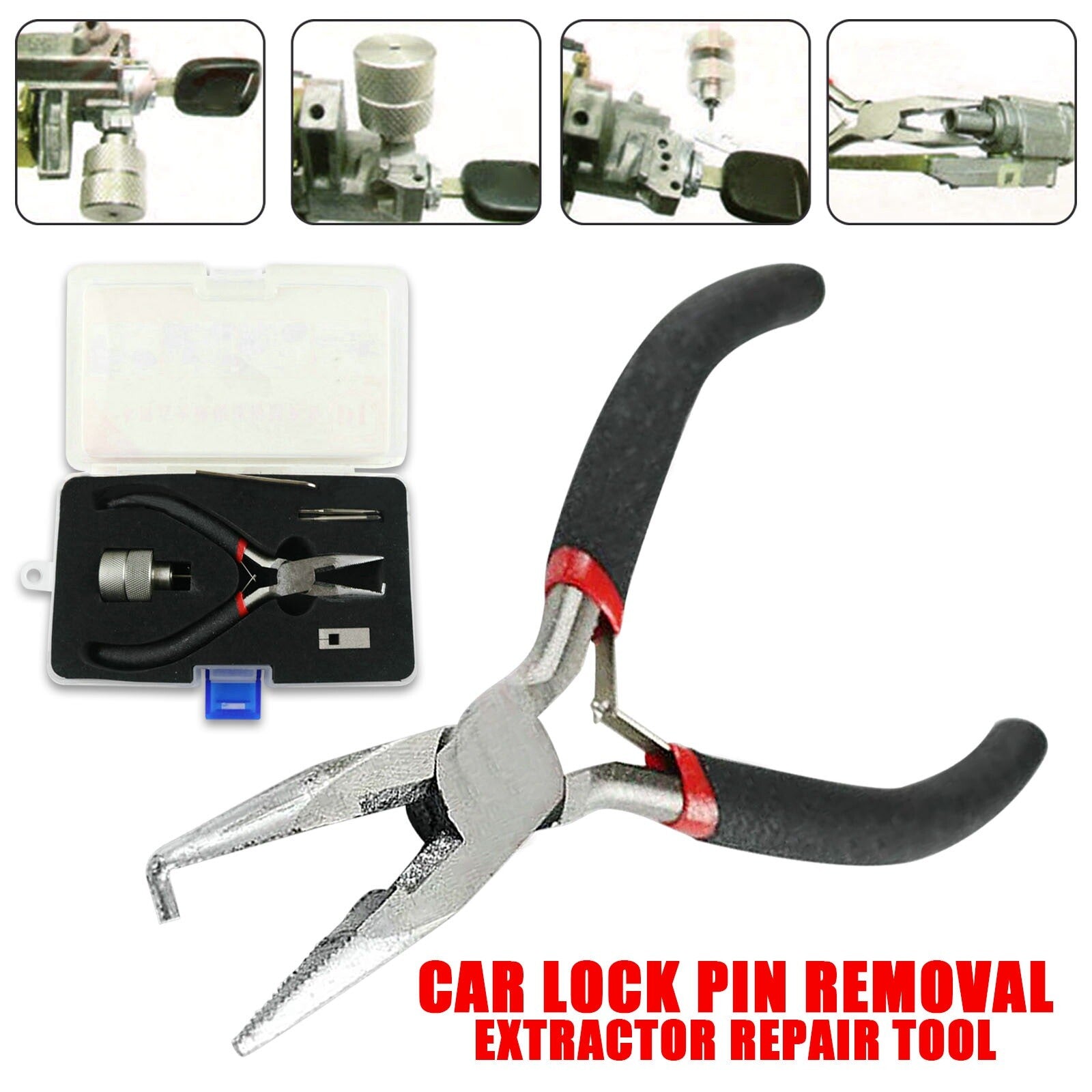 for Honda ignition lock pin remover repair tool kit with nail puller Q