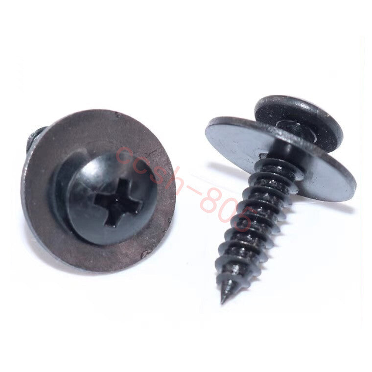 10 Pcs Car Splash Shield Phillips Truss Head Sems Screws Retainer for Honda Q