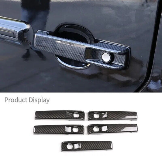 5-piece carbon fiber door handle cover trim set suitable for Mercedes-Benz W463 G-Class Q