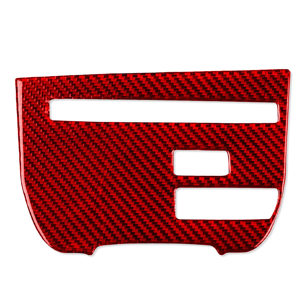 Central Console CD Panel Cover Trim for Nissan GTR R35 2008-2016 Red Car RHD