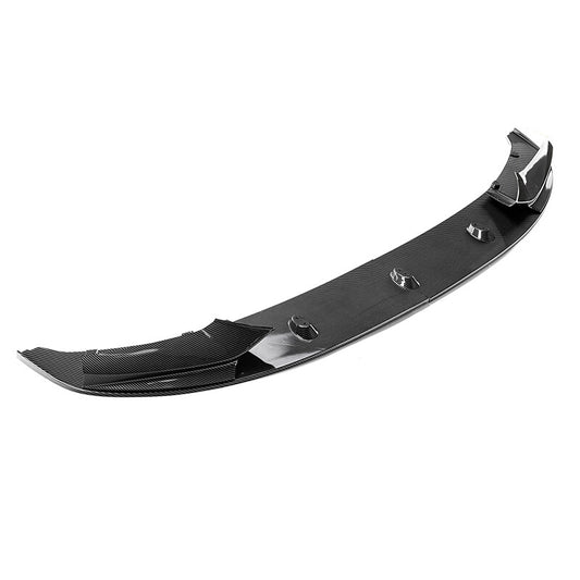 Front bumper lip splitter for 11-16 for BMW F10 5 Series M Sport Carbon Fiber Style Q