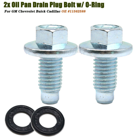 2x 9L8Z6730A oil pan drain plug bolts with O-rings suitable for Edge Expedition Escape Flex- v