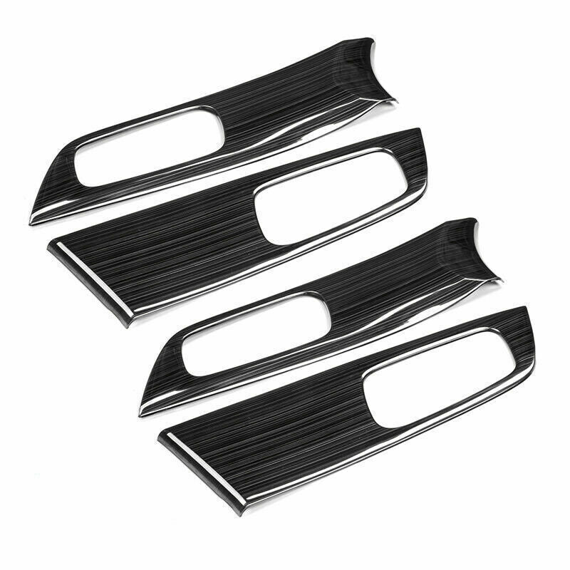 Inner Door Handle Bowl Cover Trim for Honda Accord 9TH 2014-2017 Black Titanium