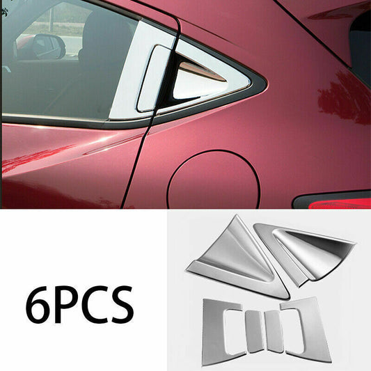 6PCS for Honda HR-V HRV Vezel 2016-2022 Chrome Rear Door Handle Bowl Cover Trim