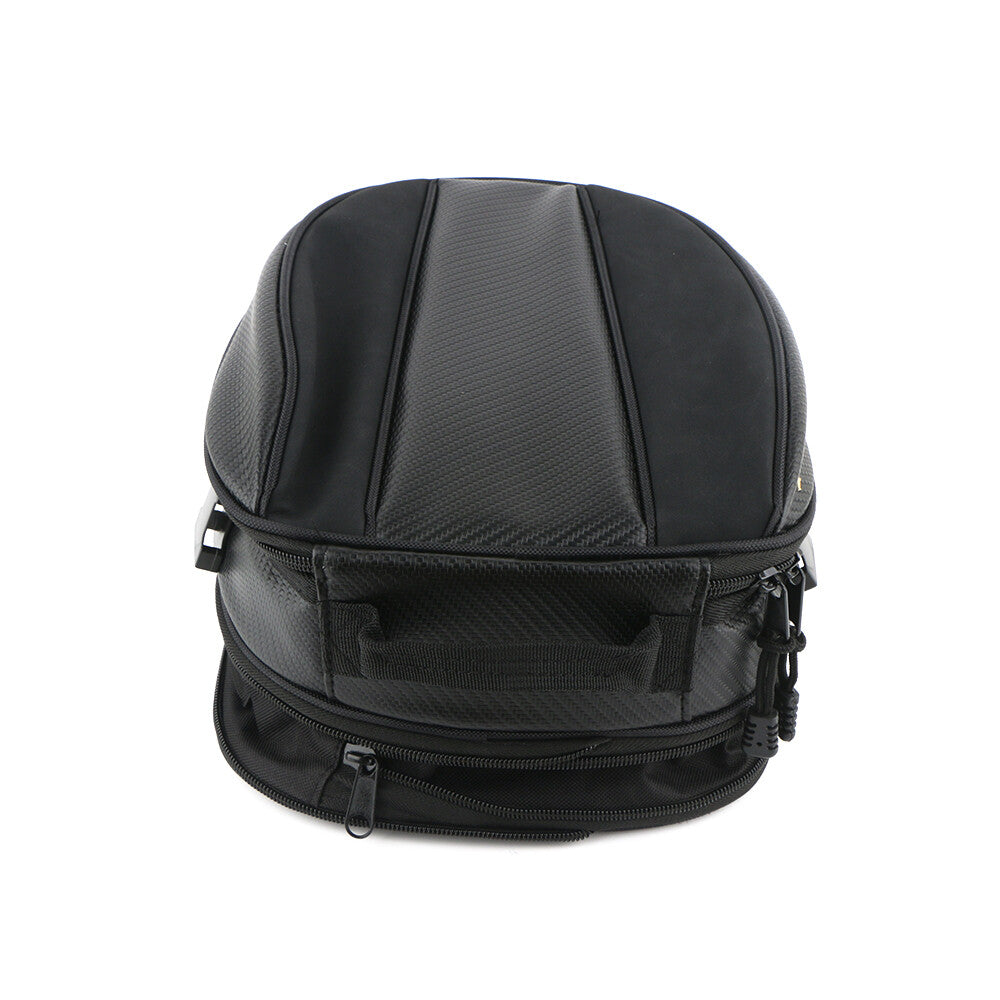 Motorcycle Rear for seat bag Tail Back Saddle Helmet Pack Waterproof Oxford Cloth Q