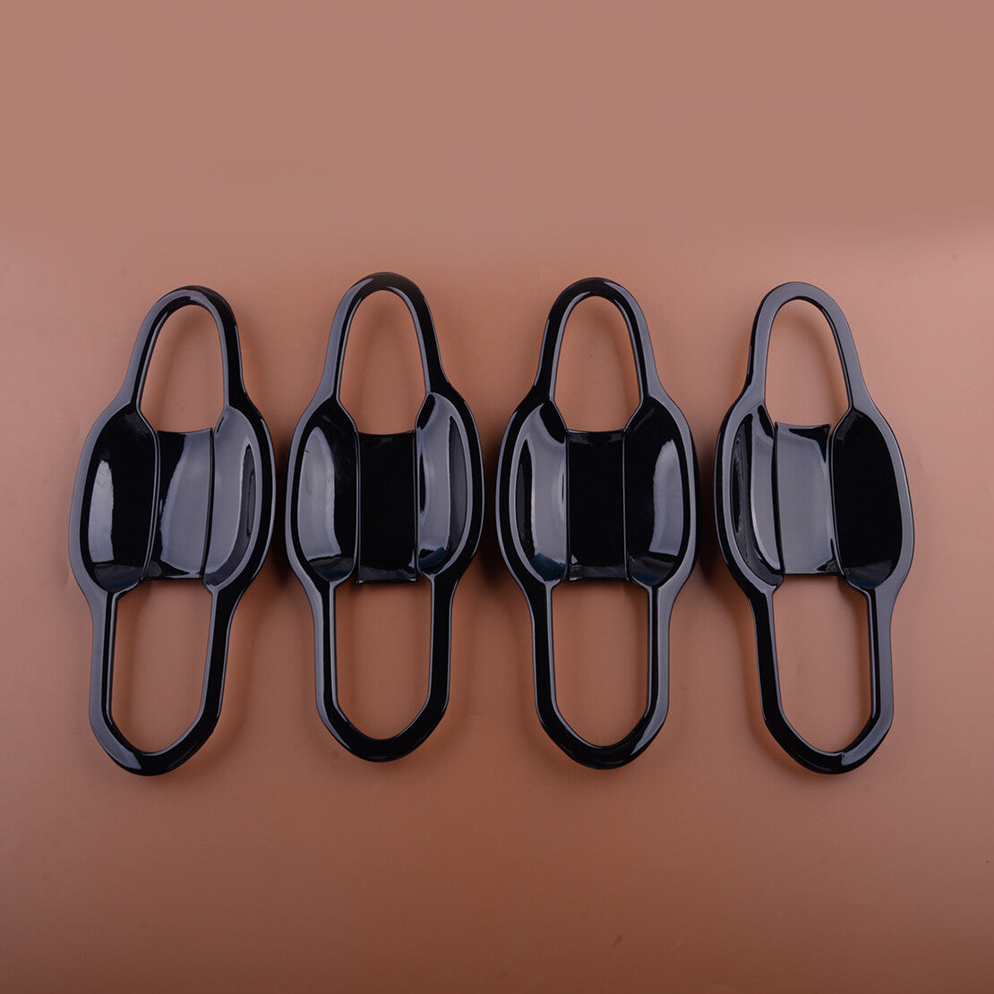 Fit for RAV4 2019-2021 Glossy Black Door Handle Bowl Cup Cover Trim v