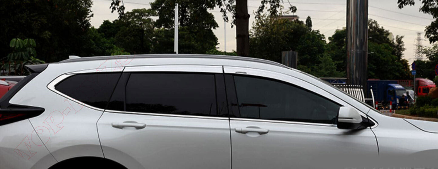 for HONDA CR-V 2017-2022 silver Window Visor Vent Sun Shade Rain Guard Shield