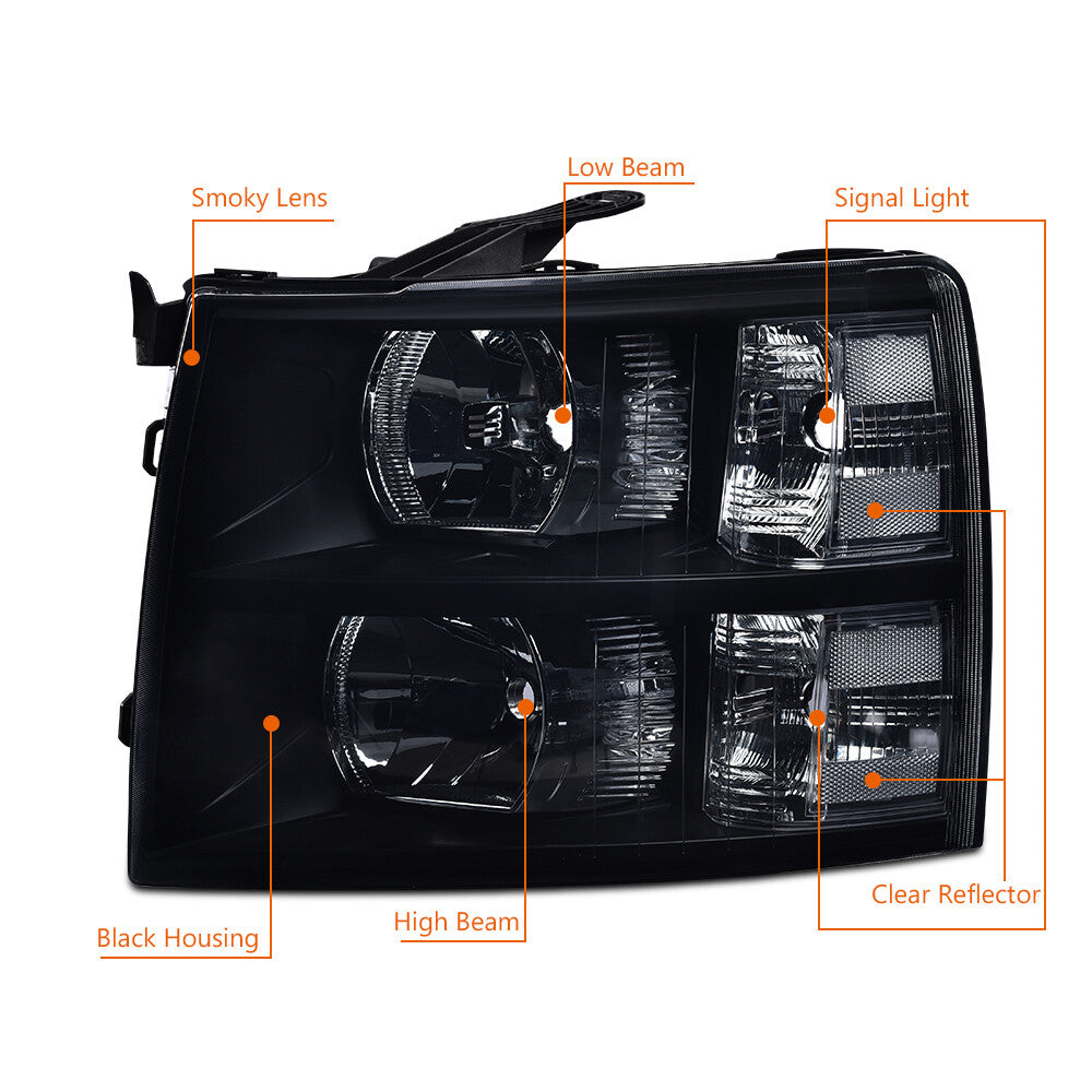 2007 - 2014 SILVERADO 1500 2500HD Danian American Silver - v