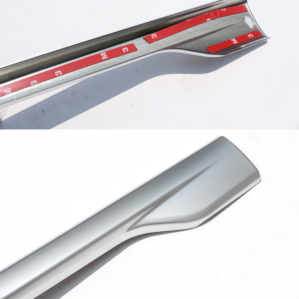 Soft carbon fiber rear door bottom scratch trim for Toyota FJ Cruiser 2007 - 2021