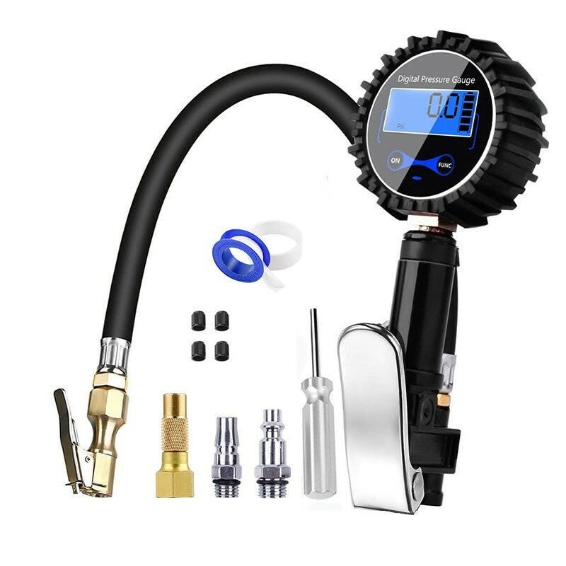 Digital Car Tire Pressure Gauge Meter LCD Tyre Inflation Tester Inflator Meter Q