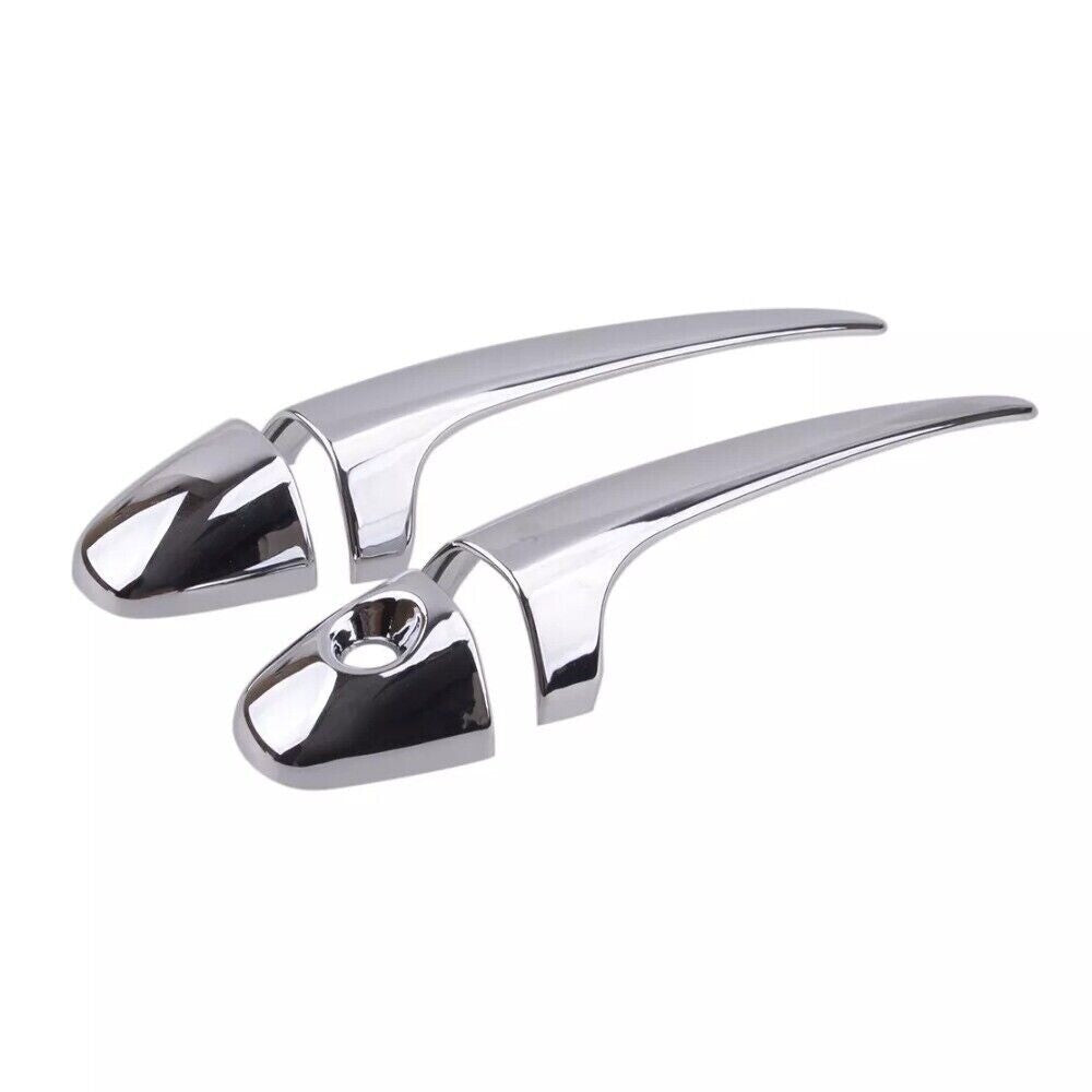 4x Chrome Door Handle Cover Moulding Trim For Highlander 2014-2019 Silver n