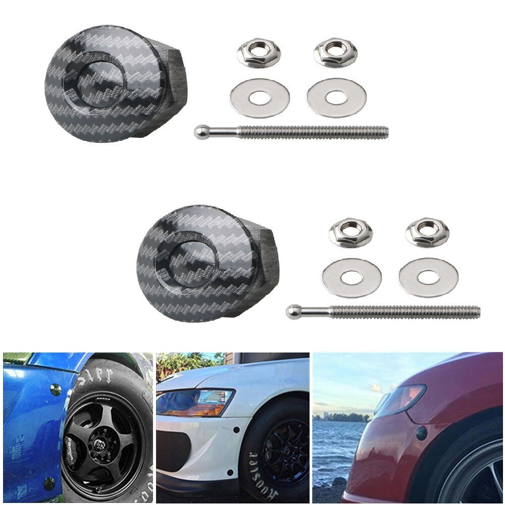 2 Carbon fiber quick-release button cap, pin cap, lock clip, anti-collision lock - n