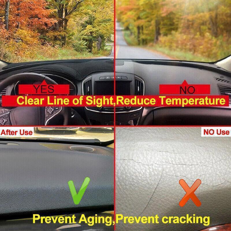 for Toyota RAV4 2013-18 black Dashboard Cover Dashmat Dash Anti-Sun Mat Pad 1PC