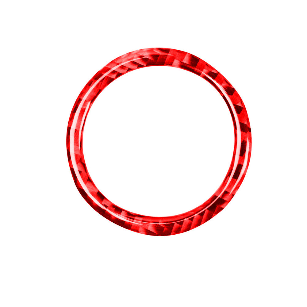 Start Power Button Outer Ring Trim Cover Red for Dodge for Challenger 2015-2020