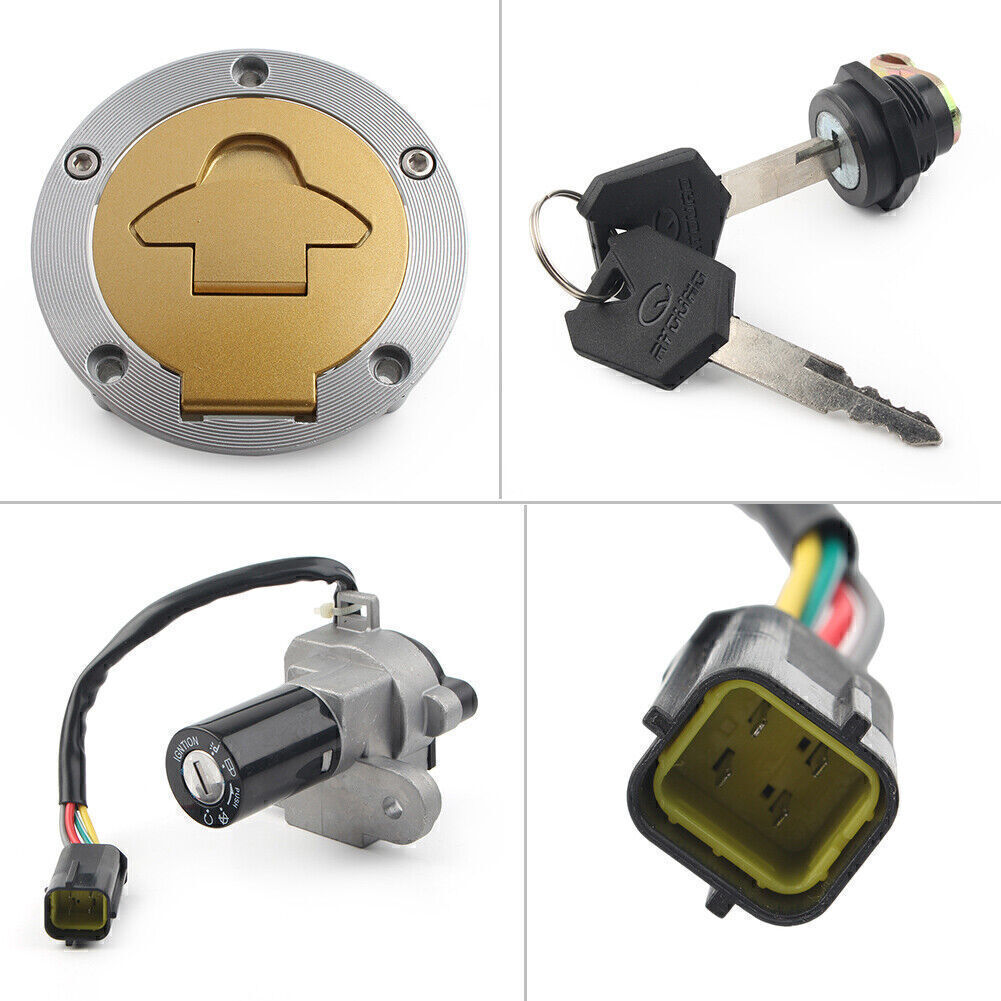 Ignition Switch Fuel Gas Cap for Seat Lock Key for Ducati ST2 1998-2003 Motorcycle Q