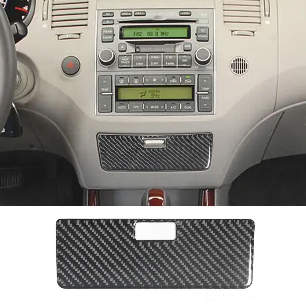 4Pcs for for Mazda RX-8 2004-2008 Carbon Fiber Steering Wheel Button Cover Trim v