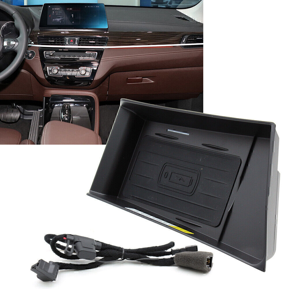 Wireless Car Charger Wireless Phone Charging Pad Fit for BMW X1 F48 X2 F39
