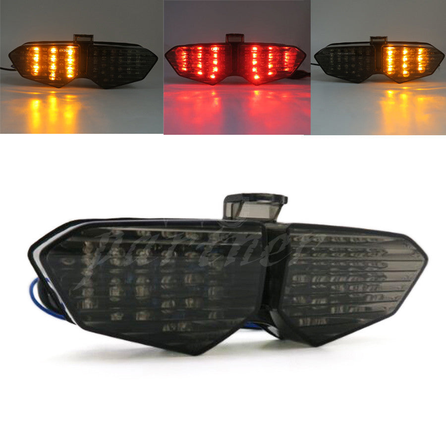 Smoke Integrated LED Tail Light Signals for Yamaha YZF R6 2003-2005 R6S 06-08 Q