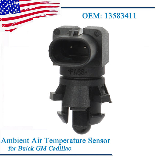 External ambient air temperature sensor 13583411 is suitable for , for Buick , and for Cadillac vehicles in the . n