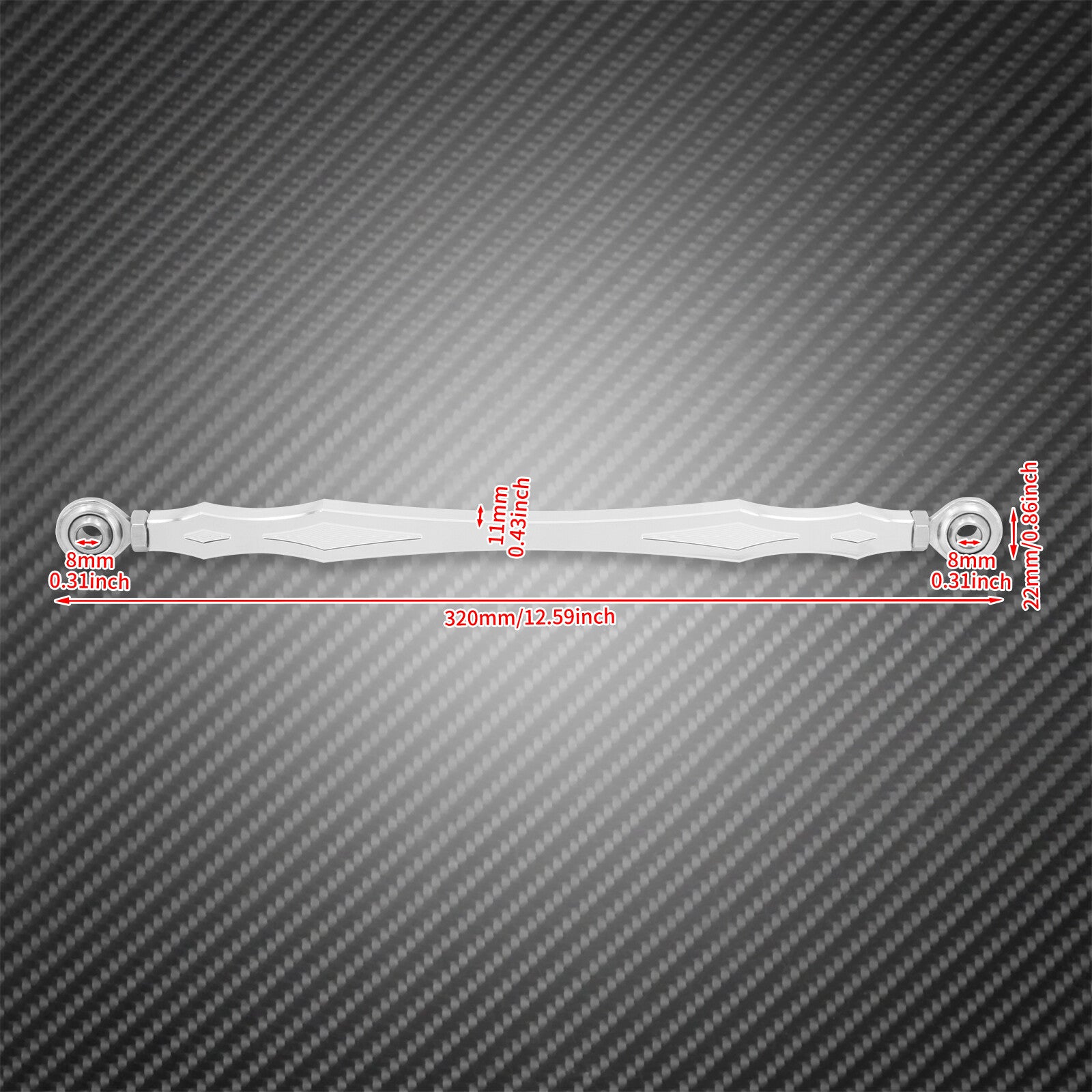 Chrome Gear Aluminum Shift Linkage Lever Fit for Harley Touring Softail Breakout