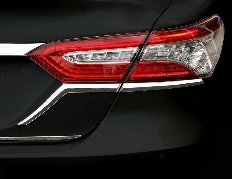 for Toyota for Camry 18-2023 Chrome Rear Tail Light Lamp Strip Molding Cover Trim 4P