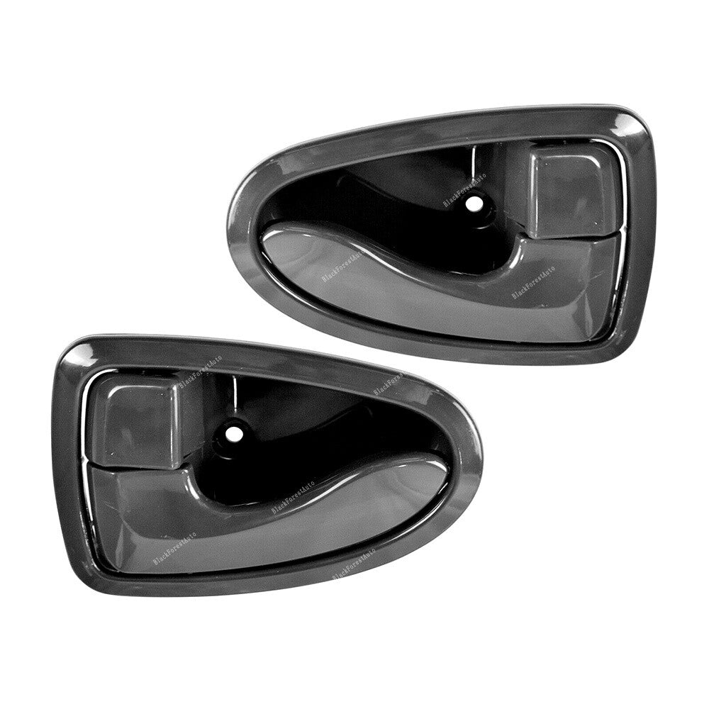 RHLH Side Interior Door Pull Handle for Hyundai Accent Verna 2000-2005 Black Q