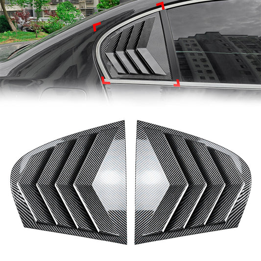 Rear Window Shutter Louver Cover Trim for BMW 5 Series E60 E61 2004-2010 2015 16